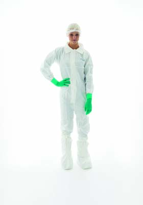 BIOCLEAN-D™ Non-sterile coverall with collar