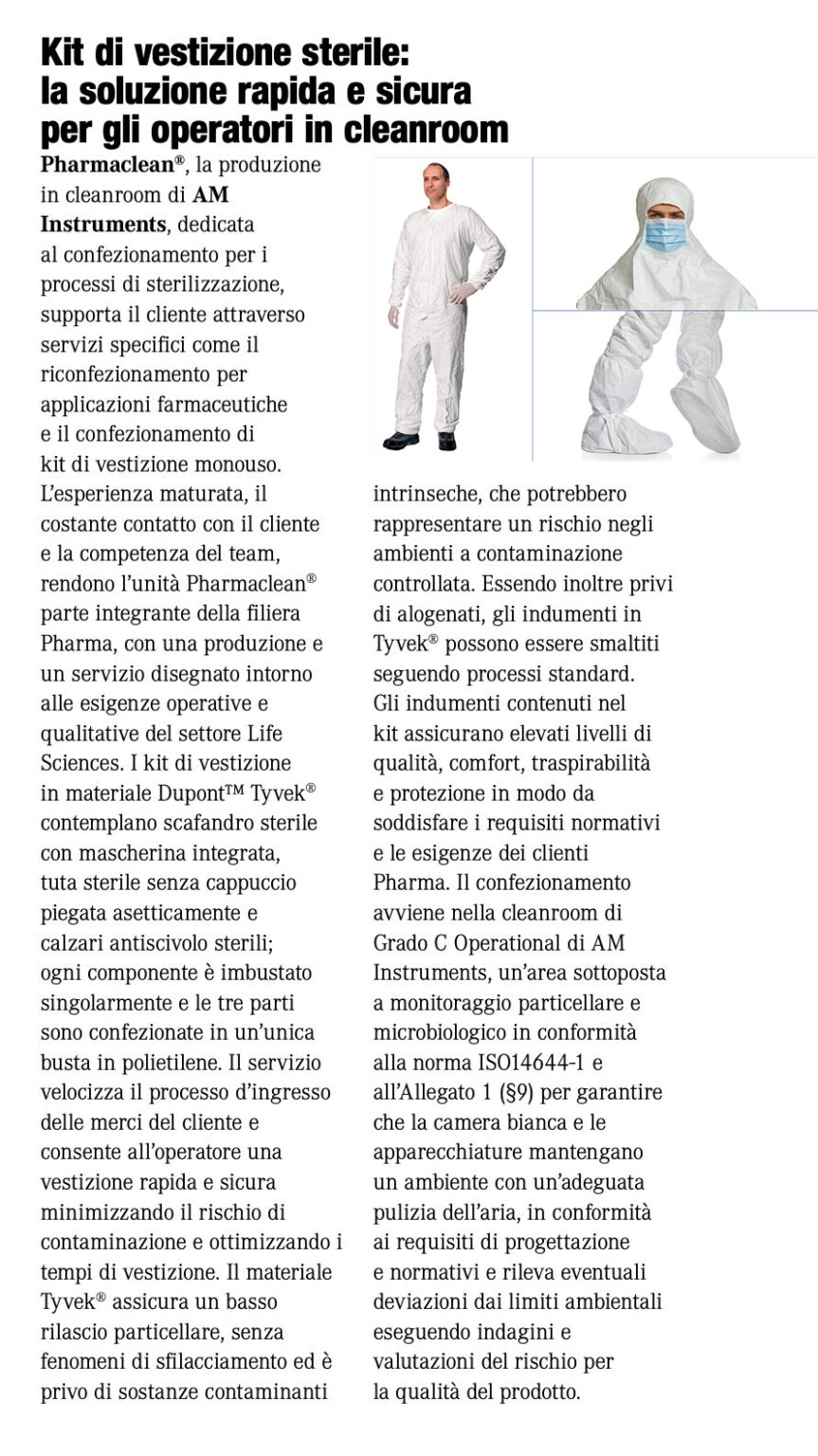 Parlons de nous... Kit de pansements stériles Pharmaclean® | AM